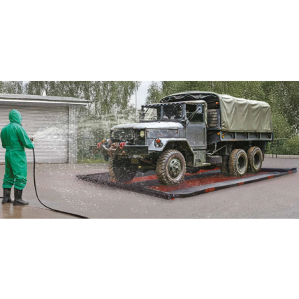 Inflatable Vehicle Decon Berm